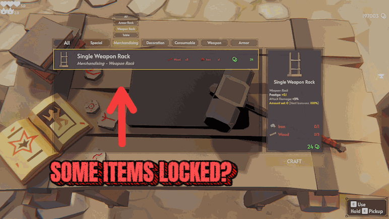 Master Craftsman (Unlock Recipes)